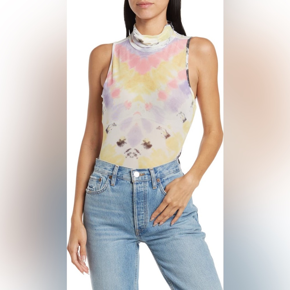 Holt Sleeveless Turtleneck Mesh Top from AFRM
